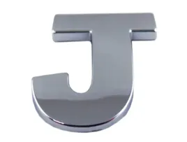 emblemat-litera-literka-cyfra-cyfry-chrom-j-j
