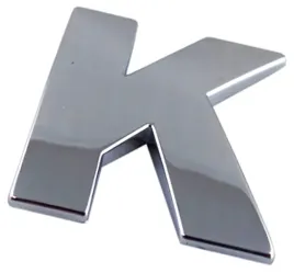 g7u99-emblemat-litera-literka-cyfra-cyfry-chrom-k