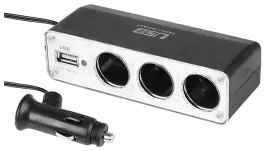 zapalniczki-potrojny-12-24v-usb-500ma-rozgaleziacz