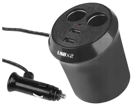 kubek-12-24v-2-usb-1000ma-rozgaleziacz-zapalniczki