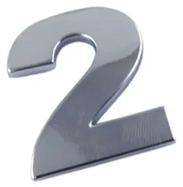 emblemat-o3f33-cyfra-cyfry-litera-duza-chrom-2-dwa