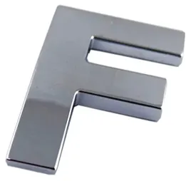 t7j09-emblemat-litera-literka-cyfra-cyfry-chrom-f