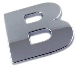 emblemat-p0q26-litera-literka-cyfra-cyfry-chrom-b