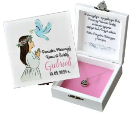 eleganckie-personalizowane-pudelko-komunijne-na-lancuszek-dziewczynka