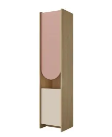 bezowa-szafa-mlodziezowa-regal-dab-cremona-rozowy-43cm-lopez-jr