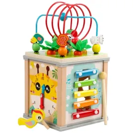 kostka-edukacyjna-sensoryczna-drewniana-montessori-sorter-zlap-robaczka