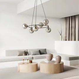 lampa-wiszaca-azura-6-grafit-okragla-szesc-grafitowych-kloszy