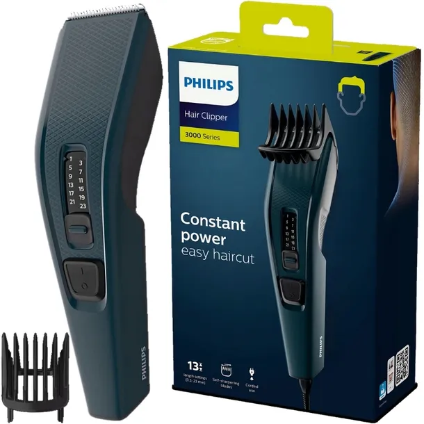 STRZYŻARKA MASZYNKA DO WŁOSÓW PHILIPS DUALCUT 13 DŁUGOŚCI PRZEWODOWA