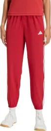 spodnie-damskie-adidas-train-essentials-3-stripes-woven-czerwone-kf8554