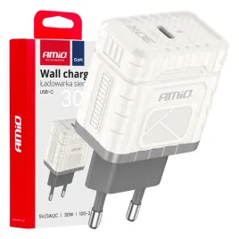 ladowarka-sieciowa-usb-c-30w-gan-pd-quick-charge-amio-30w