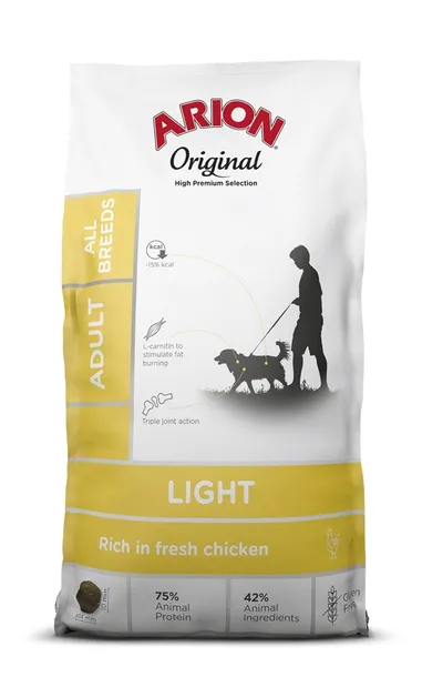Arion Original Light karma dla psów nisko energetyczna 12 kg