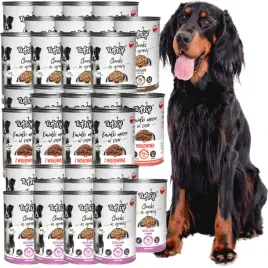 mokra-karma-dla-psa-36x415g-75percent-miesa-kawalki-w-sosie-1494-kg-mix-bez-kury