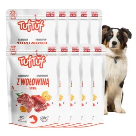 mokra-karma-dla-psa-saszetki-10x500g-zestaw-tuf-tuf-wolowina-z-dynia