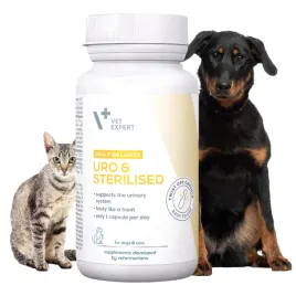 vet-expert-uroandsterilised-preparat-na-uklad-moczowy-psow-i-kotow