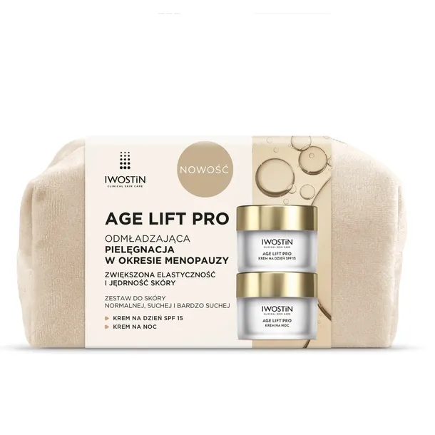 IWOSTIN AGE LIFT PRO Zestaw Krem na dzień 50ml Krem na noc 50ml