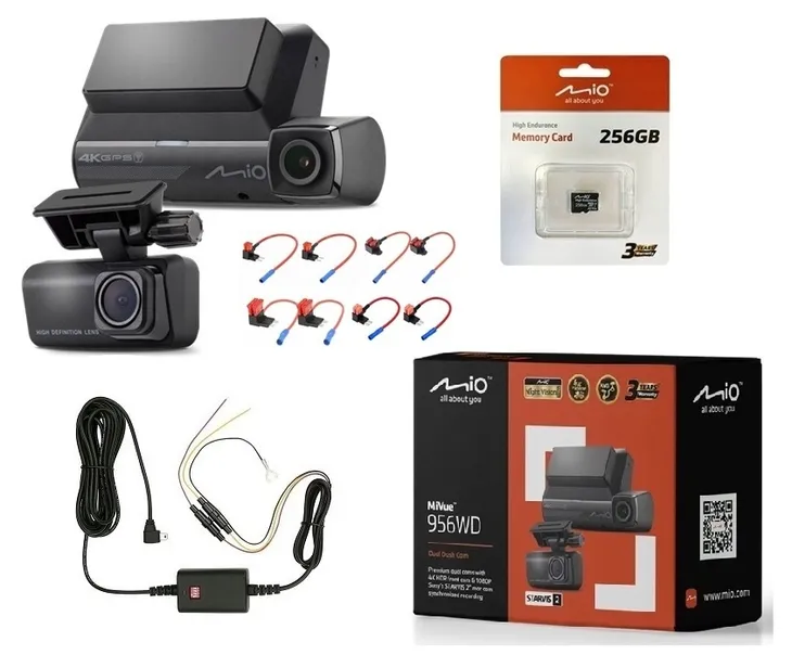 MIO Kamera MiVue 956W DUAL 4K HDR, GPS, WIFI