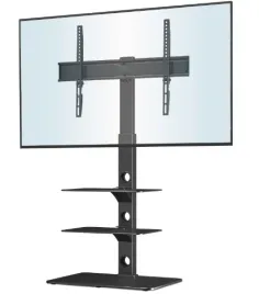 stojak-podlogowy-tv-bontec-3070-z-3-polkami-vesa-600x400-czarny