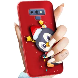 etui-do-samsung-galaxy-note-9-wzory-swieta-christmas-mikolaj-pingwin-case