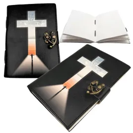 notes-skorzany-z-krzyzem-dziennik-modlitw-i-elegancki-pamietnik