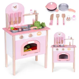 kuchnia-dla-dzieci-rozowa-z-8-akcesoriami-piekarnik-kran-zlew-ecotoys