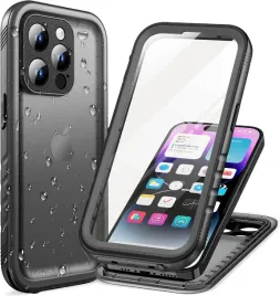 cozycase-etui-wodoodporne-do-iphone-14-pro-max-pancerne-360-czarne-matowe