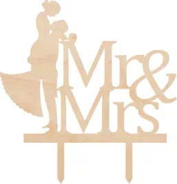topper-slub-wesele-sklejka-mr-and-mrs