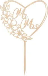 topper-slub-wesele-sklejka-mr-and-mrs