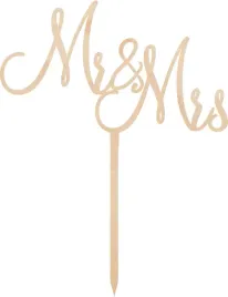 topper-slub-wesele-sklejka-mr-and-mrs