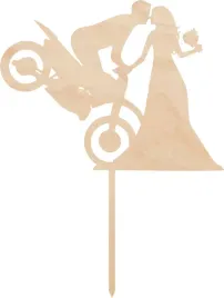 topper-slub-wesele-sklejka-para-mloda-motocykl