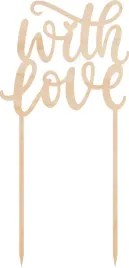 topper-slub-wesele-sklejka-with-love
