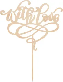 topper-slub-wesele-sklejka-with-love