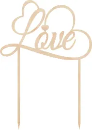topper-slub-wesele-sklejka-love