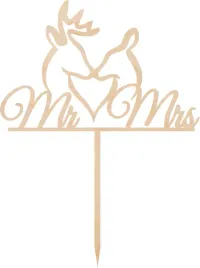 topper-slub-wesele-sklejka-mr-and-mrs-jelen