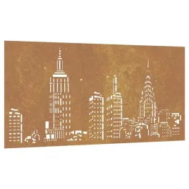 ogrodowa-dekoracja-scienna-105x55-cm-stal-kortenowska-miasto