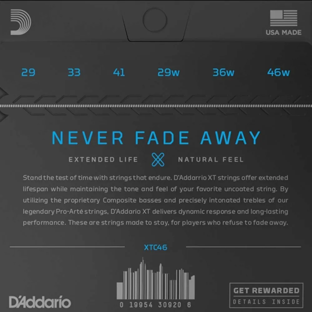 struny-d-addario-classical-xtc46-hard