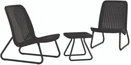 Zdjęcie produktu Zestaw mebli ogrodowych na taras balkon RIO PATIO SET grafit
