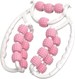 masazer-antycellulitowy-walek-do-masazu-ciala-reczny-roler-bialo-rozowy