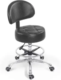 taboret-kosmetyczny-siodlo-hoker-z-oparciem-na-kolach-regulowany-czarny