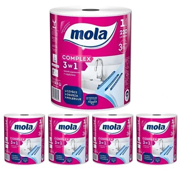 Ręcznik papierowy Mola Complex 3w1 x 5 sztuk