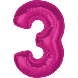 balon-foliowy-cyfra-3-rozowy-ciemny-godan-36-dgt