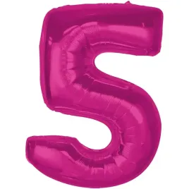balon-foliowy-cyfra-5-rozowy-ciemny-godan-36-dgt