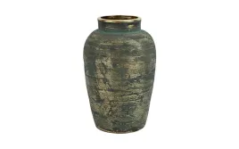 wazon-ceramiczny-31cm-niebiesko-zloty-ap171368