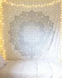 gobelin-scienny-z-mandala-bawelniany-pled-hipisowski-208x232cm-srebrnoszary