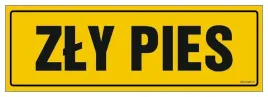 zly-pies-znak-tablica-ostrzegawcza-pcv-duzy-rozmiar-450-x-150-wodoodporna