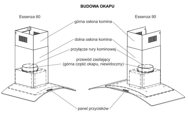 okap-do-zabudowy-focus-essenza-material-stal-nierdzewna-szklo-hartowane