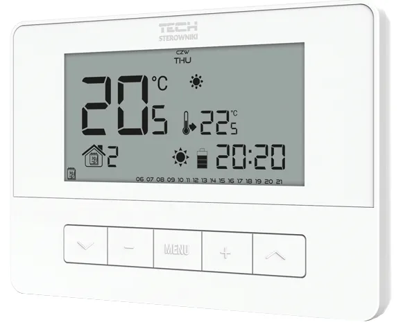 tech-regulator-pokojowy-t-4-1-bialy-rodzaj-sterownik-sposob-montazu-stojace-funkcyjne