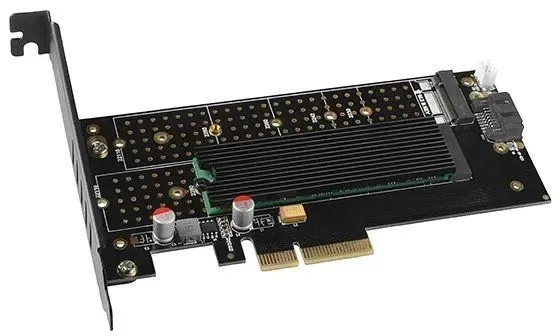 adapter-pci-e-x4-axagon-pcem2-dc-zastosowanie-dysk-dlugosc-0-15-m