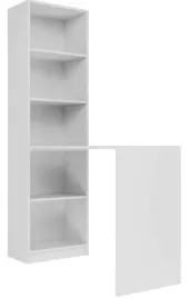 nowoczesny-regal-otwarty-z-biurkiem-50cm-bialy-tren-iv-ts-2-kolory