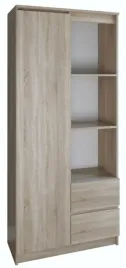 nowoczesny-regal-1-drzwi-2-szuflady-80-cm-sonoma-bill-ts-4-kolory