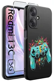 etui-do-xiaomi-redmi-13c-5g-wzory-orsilikonowe-matt-case-szklo-hartowane-9h